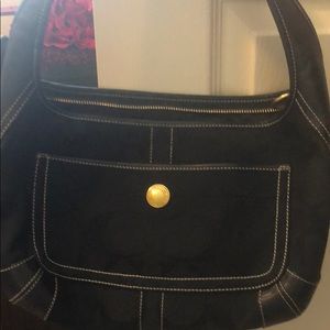 Authentic small Coach hobo bag great condition !!